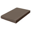 TOPPER-SPANNBETTTUCH PURE Jersey  - Taupe, Basics, Textil (90-100/190-220cm) - Schlafgut