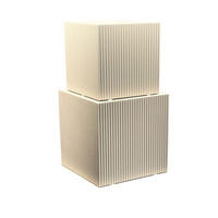 COUCHTISCHSET quadratisch Kaschmir  - Kaschmir, Design, Holzwerkstoff (45/40/45/40/45/40cm) - Xora