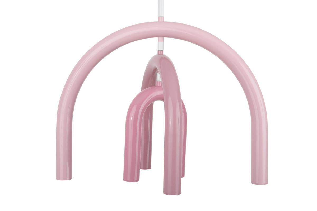 HÄNGELEUCHTE 45/35/120 cm   - Lila/Flieder, Design, Metall (45/35/120cm) - Collet's Monde