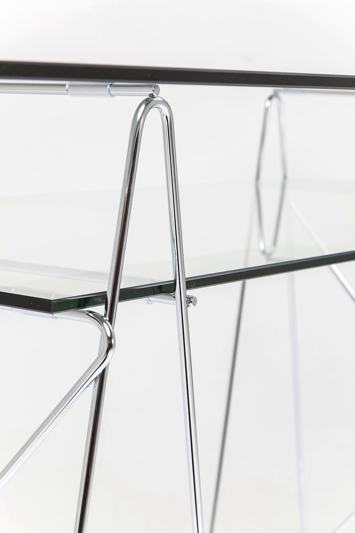 SCHREIBTISCH 130/65/74 cm  in  - LIFESTYLE, Glas/Metall (130/65/74cm) - Kare-Design