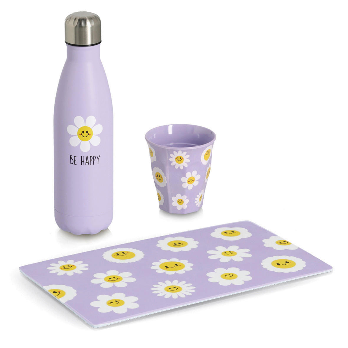 TRINKBECHER - Flieder, Basics, Kunststoff/Metall - Zeller Present