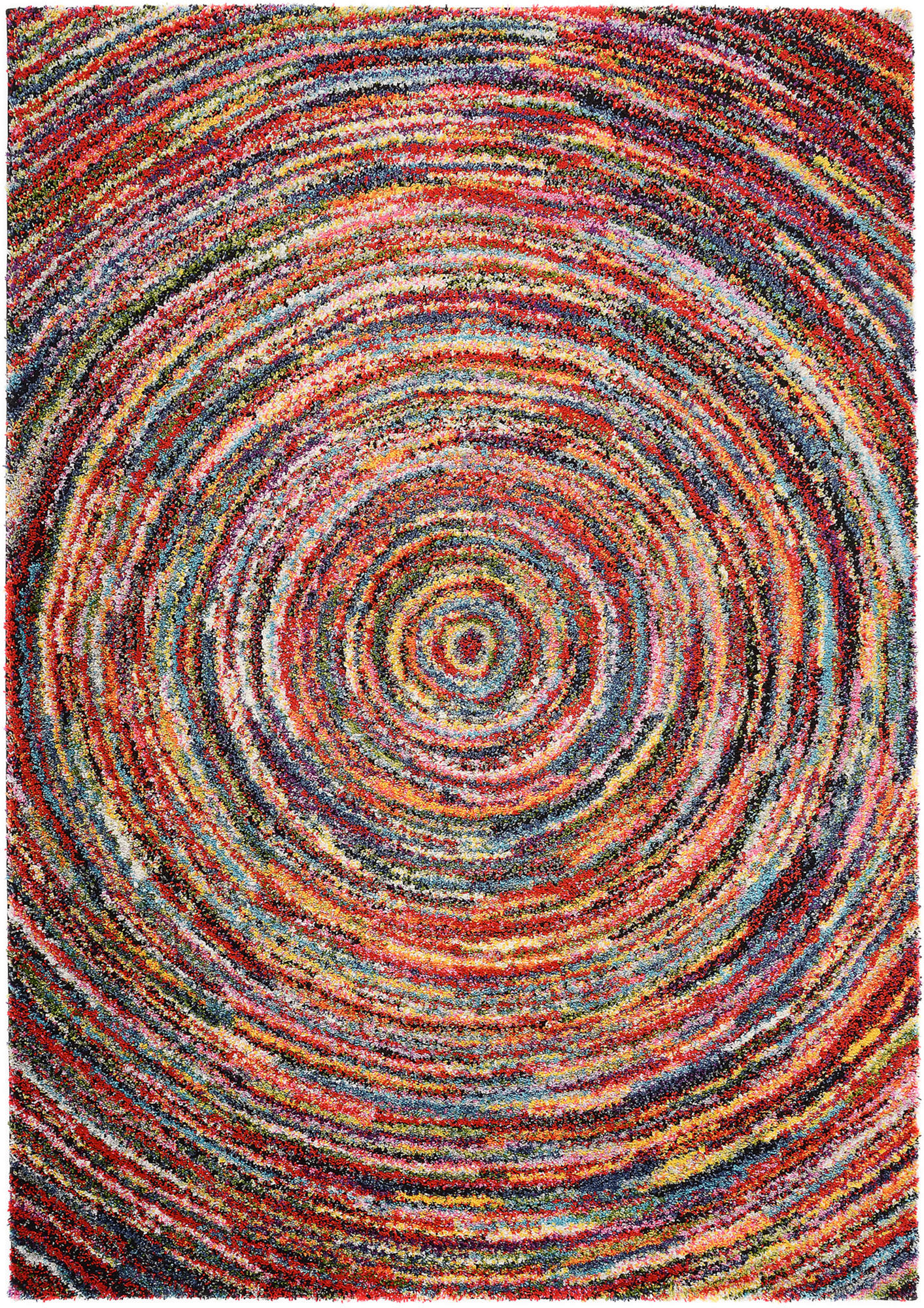 Webteppich Multicolor Sixteen Round 120x170 cm