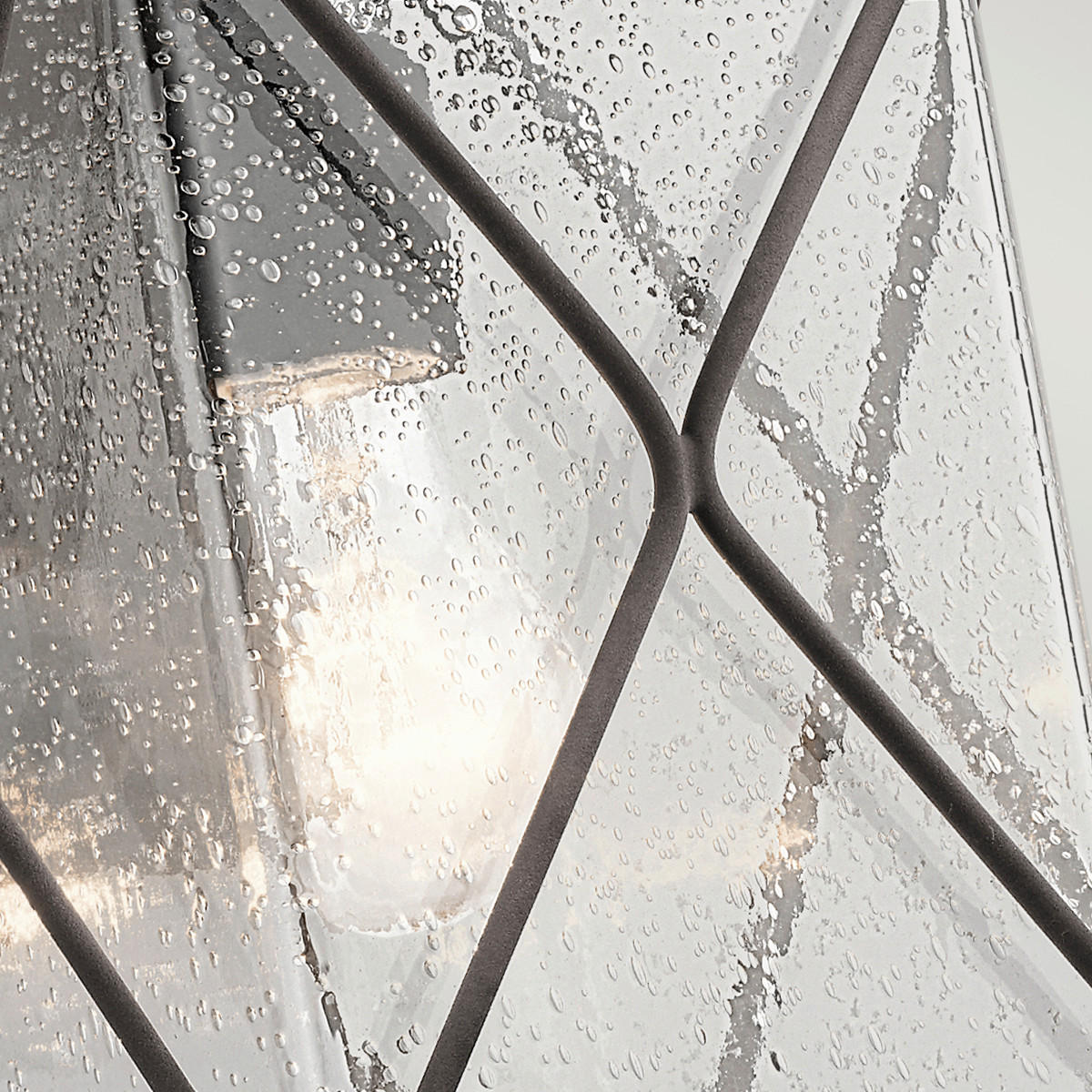 AUSSENWANDLEUCHTE - Zinkfarben, Konventionell, Glas/Metall (20.4/32.2/23.4cm) - Elstead Lighting