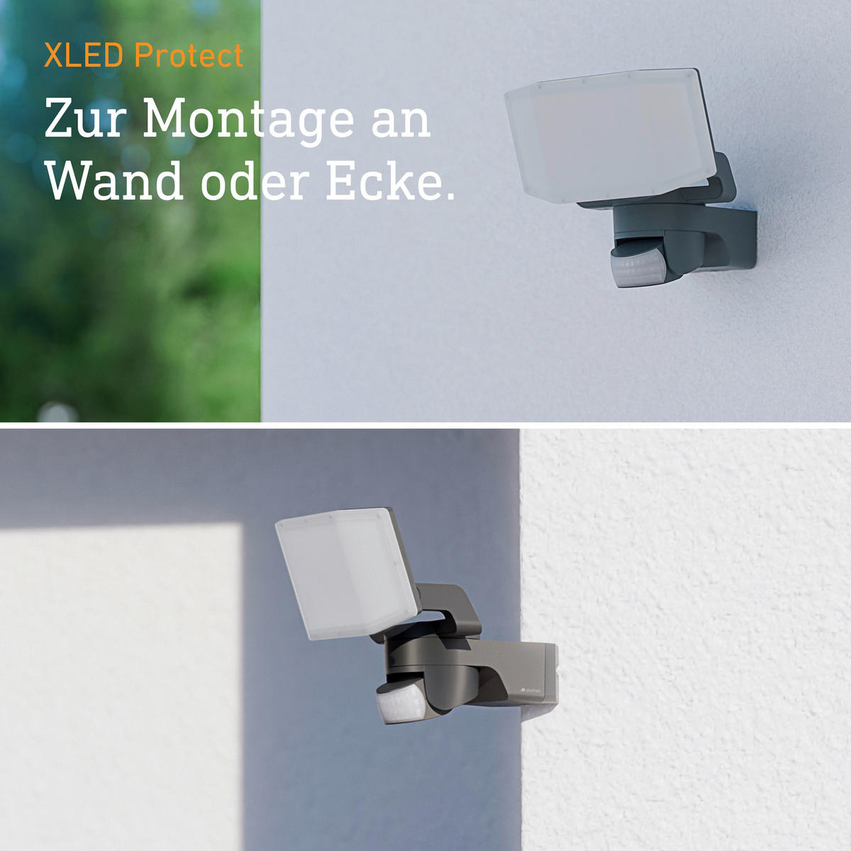 AUSSENLEUCHTE XLED Protect 19,5/18,7/19,5 cm  - Anthrazit, Trend, Kunststoff (19,5/18,7/19,5cm) - Steinel