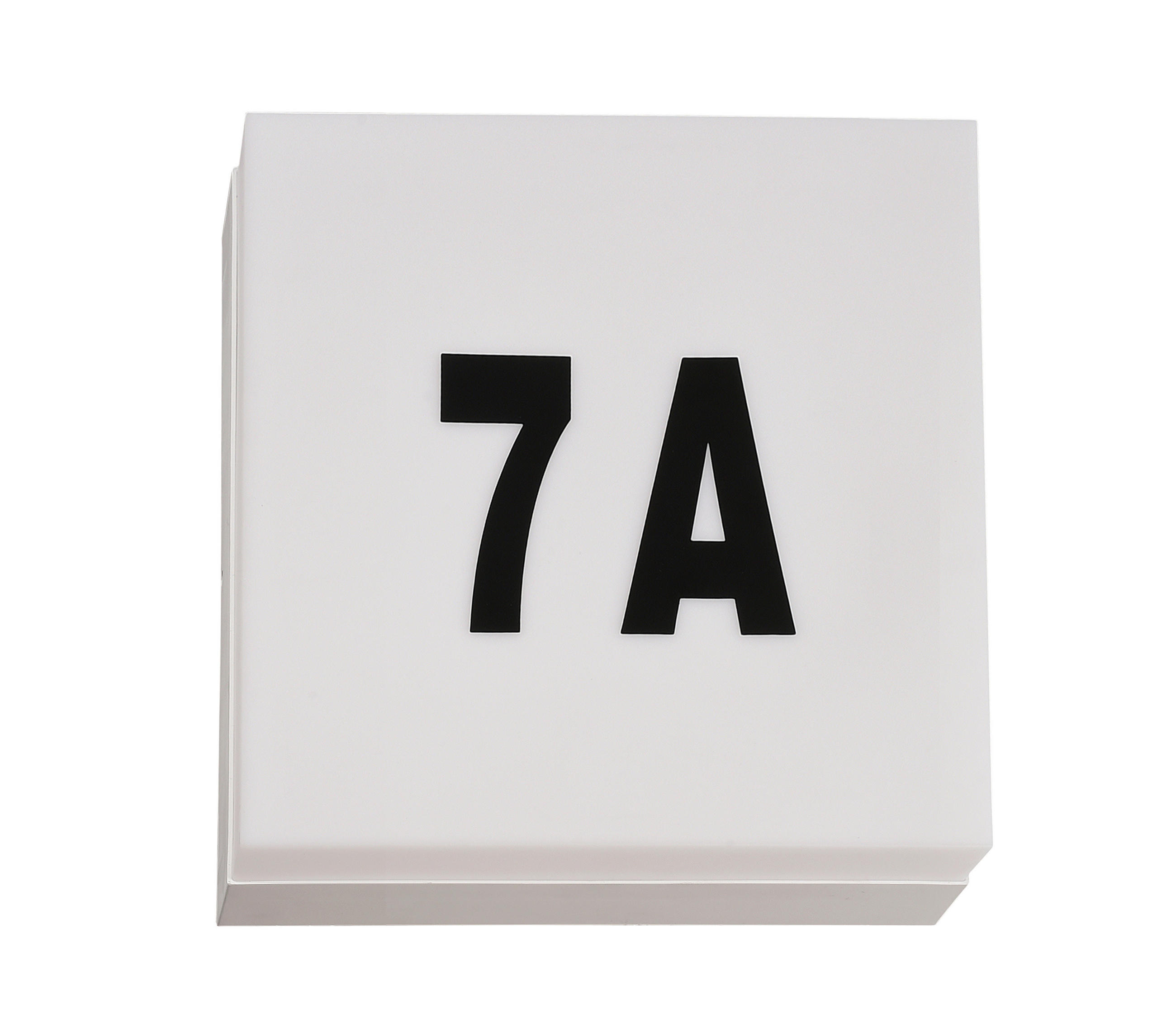 AUSSENWANDLEUCHTE - Weiss, Konventionell, Kunststoff (27,5/27,5/6,5cm)