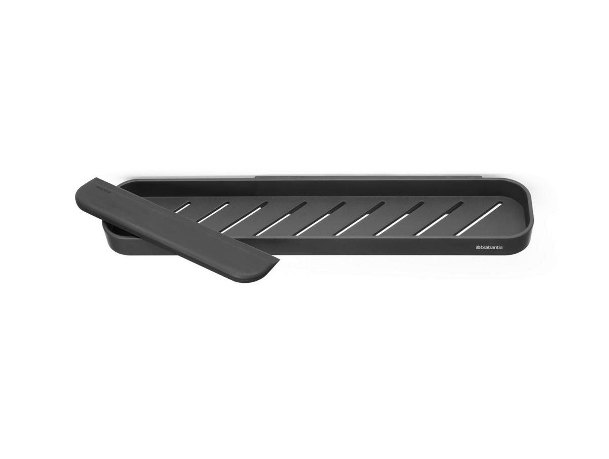 POLICA ZA TUŠ KABINU  metal, plastika  - siva, Osnovno, metal/plastika (42.1/7.3/9cm) - Brabantia