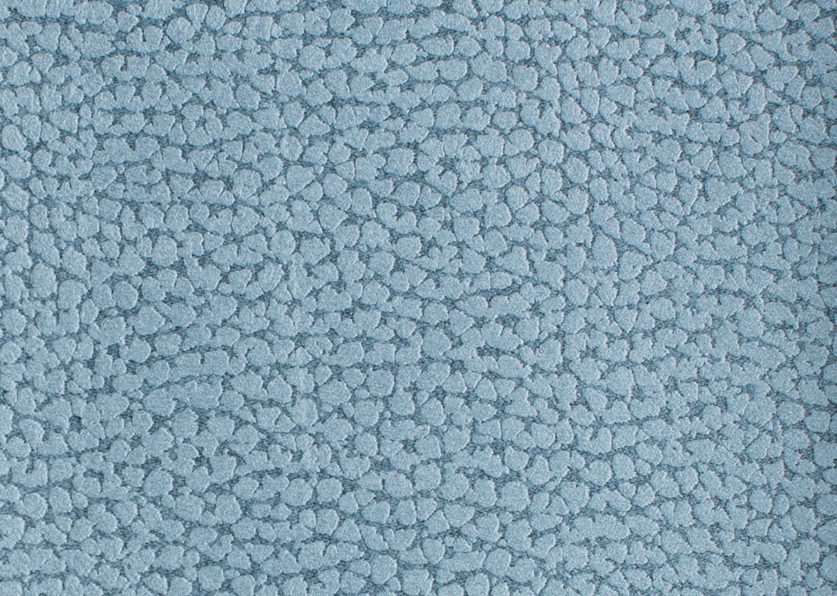 ECKSOFA in Flachgewebe Hellblau  - Chromfarben/Hellblau, Konventionell, Textil/Metall (163/250cm) - Beldomo System