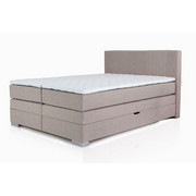 BOXSPRING KREVET - bež, Design, tekstil (160/105/200cm) - Hom`in