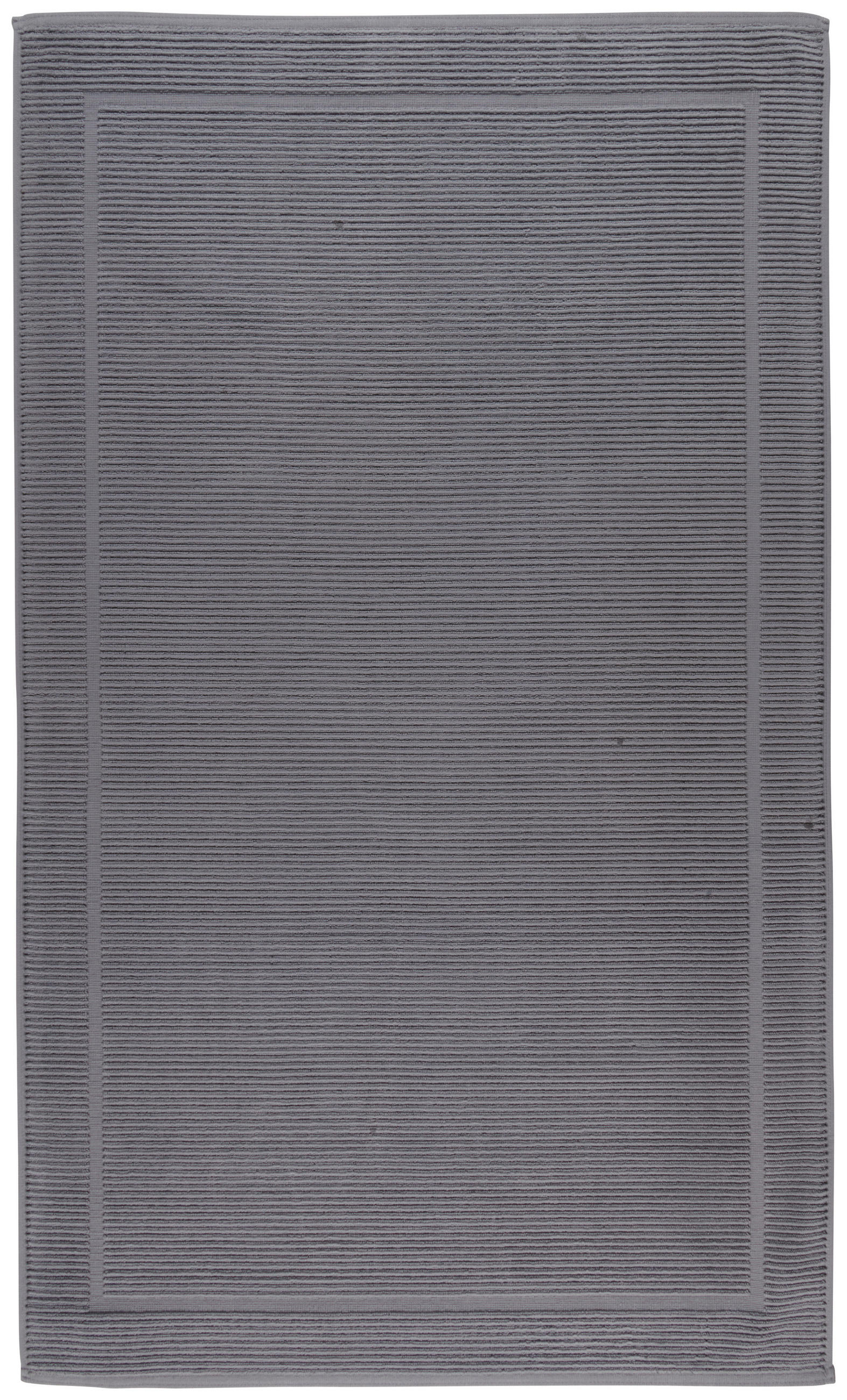 BADEMATTE Anthrazit 70/120 cm  - Anthrazit, Basics, Textil (70/120cm) - Bio:Vio