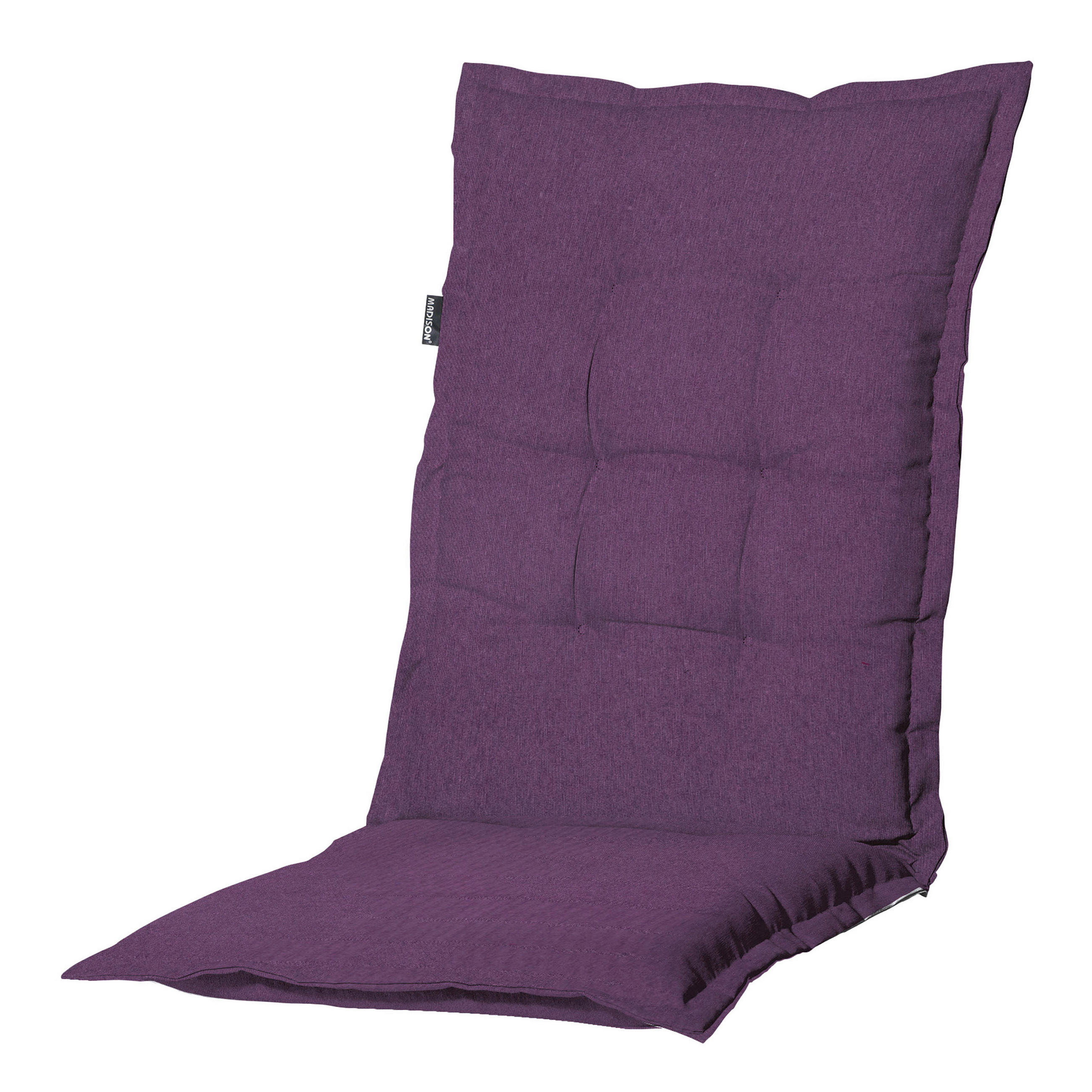 SESSELAUFLAGE in Lila Uni  - Lila, Basics, Textil (50/7/123cm)