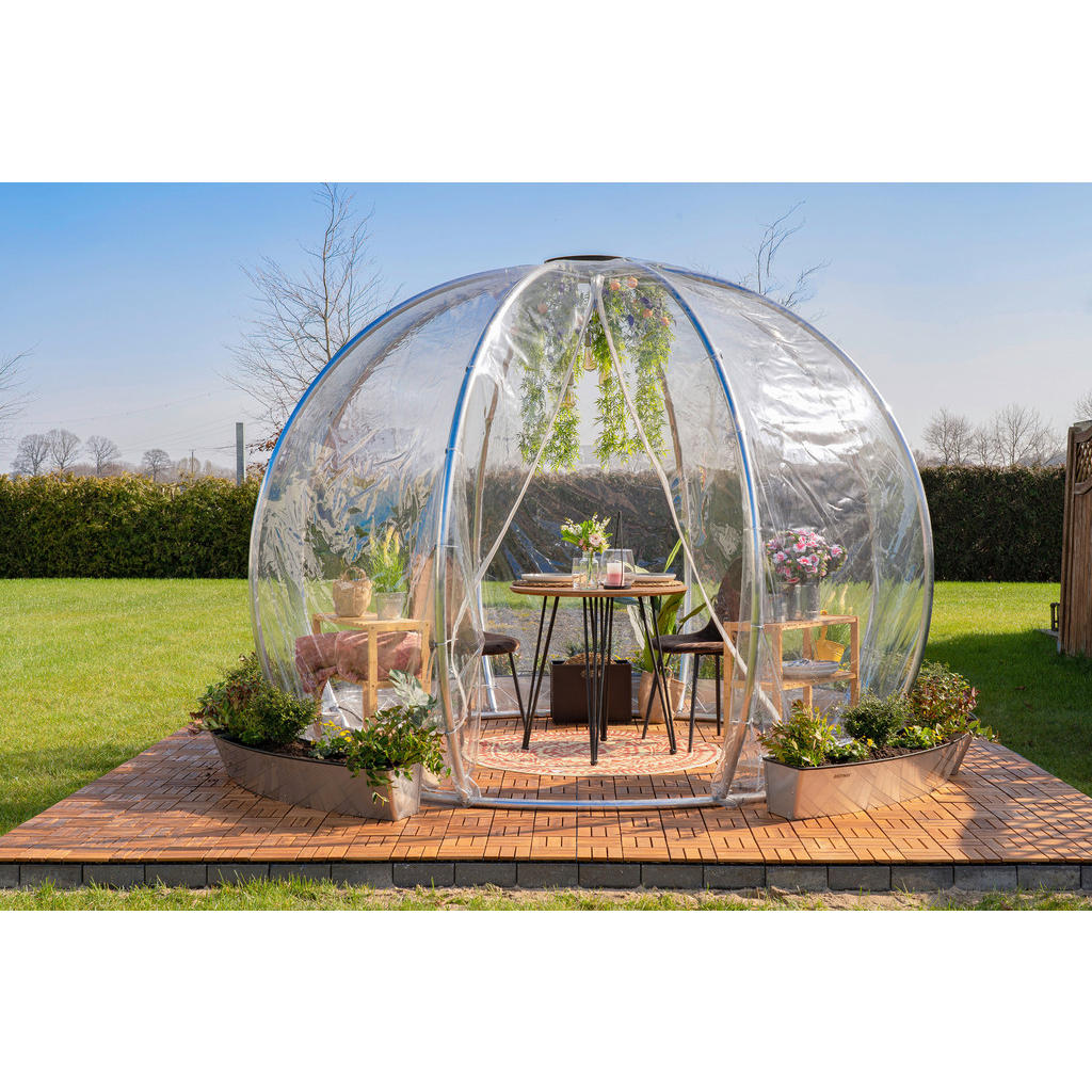 Thumbnail - Xxxl Pavillon, Metall, 372x250x372 cm, Sonnen- & Sichtschutz, Pavillons & Pergolas, Pavillons