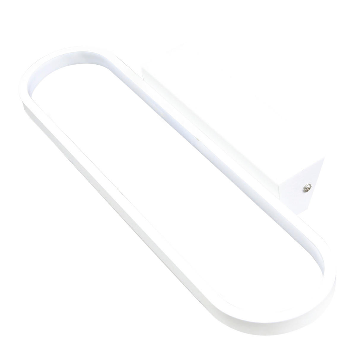 LED VÄGGLAMPA Cover 13.50/40/10 cm   - vit, Design, metall (13.50/40/10cm)