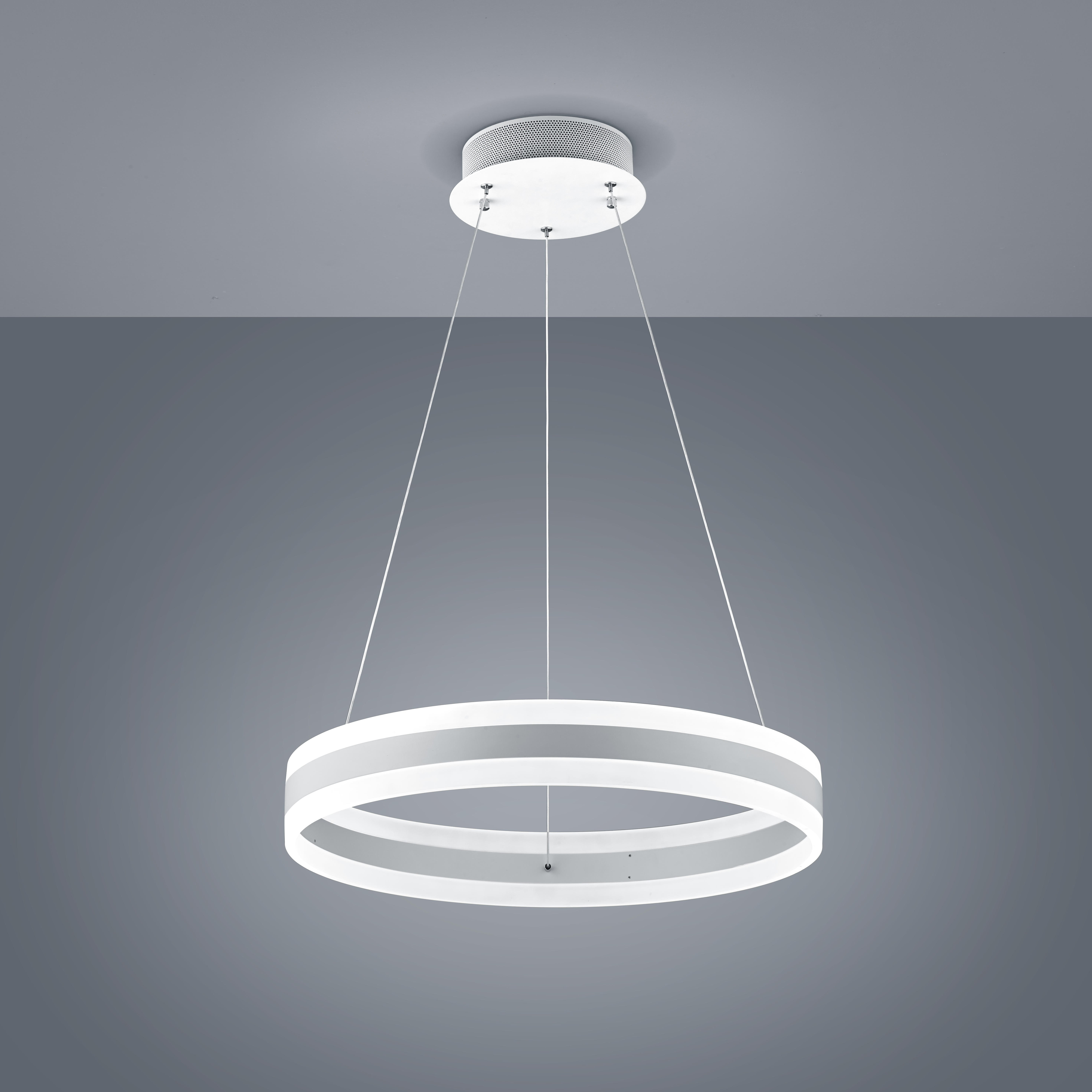 LED-HÄNGELEUCHTE 60/180 cm   - Weiß, Design, Kunststoff/Metall (60/180cm) - Helestra