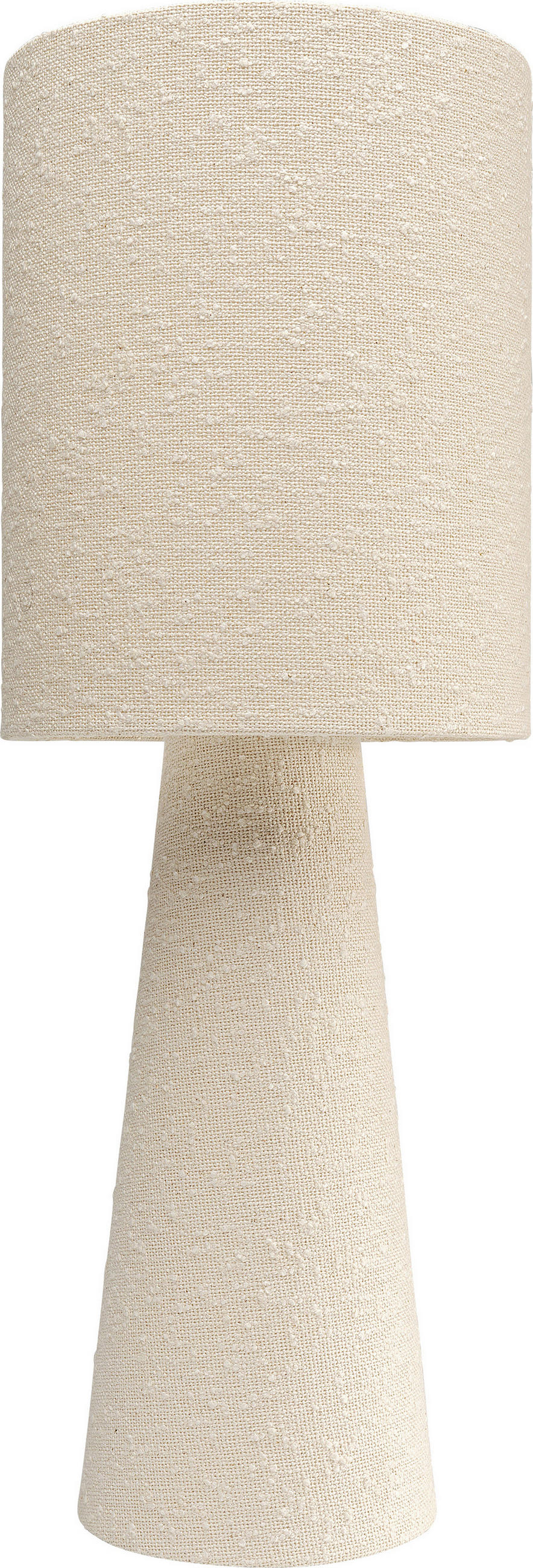 STEHLEUCHTE  22/60/22 cm   - Beige, Design, Textil/Metall (22/60/22cm) - Kare-Design