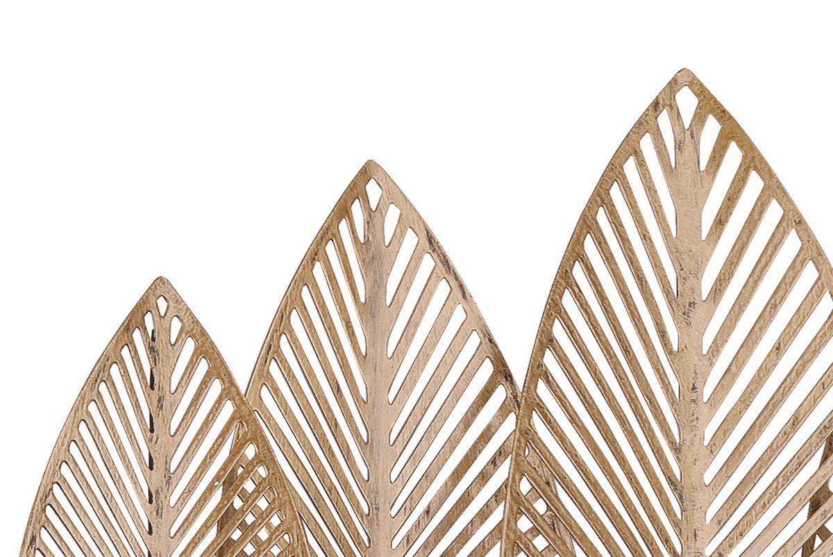 Cuier De Perete Cu Cârlige - auriu, Modern, metal (35/49/6cm) - Carryhome