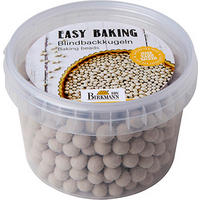 BLINDBACKKUGELN - Weiß, KONVENTIONELL, Keramik (11,8/8/11,8cm) - Birkmann