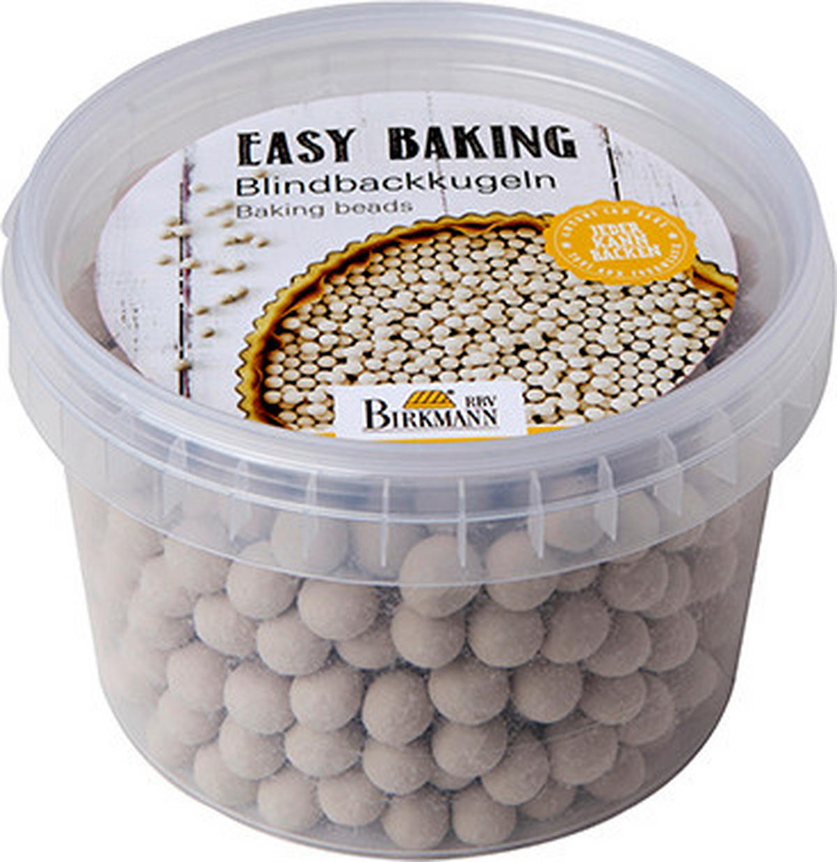 BLINDBACKKUGELN - Weiß, KONVENTIONELL, Keramik (11,8/8/11,8cm) - Birkmann