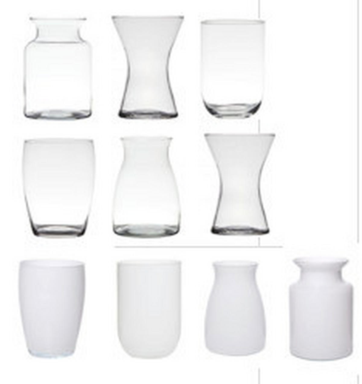 VASE  - Klar, Basics, Glas (14/20cm) - Ambia Home