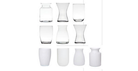 VASE  - Klar, Basics, Glas (14/20cm) - Ambia Home