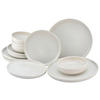 TAFELSERVICE Weiß 12-teilig  - Weiß, Basics, Keramik - Creatable