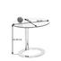 BEISTELLTISCH in Metall, Glas 50/40/44-62 cm - Klar/Chromfarben, Design, Glas/Metall (50/40/44-62cm) BEISTELLTISCH in Metall, Glas 50/40/44-62 cm - Klar/Chromfarben, Design, Glas/Metall (50/40/44-62cm)