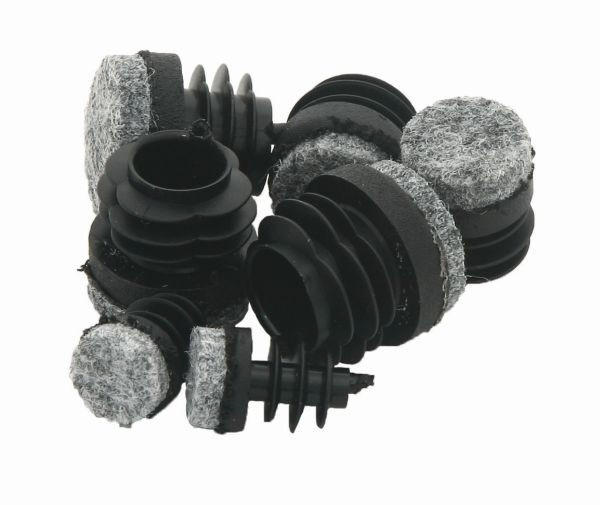 MÖBELTASSAR  per  m² - grå/svart, Basics, textil (0,9cm)