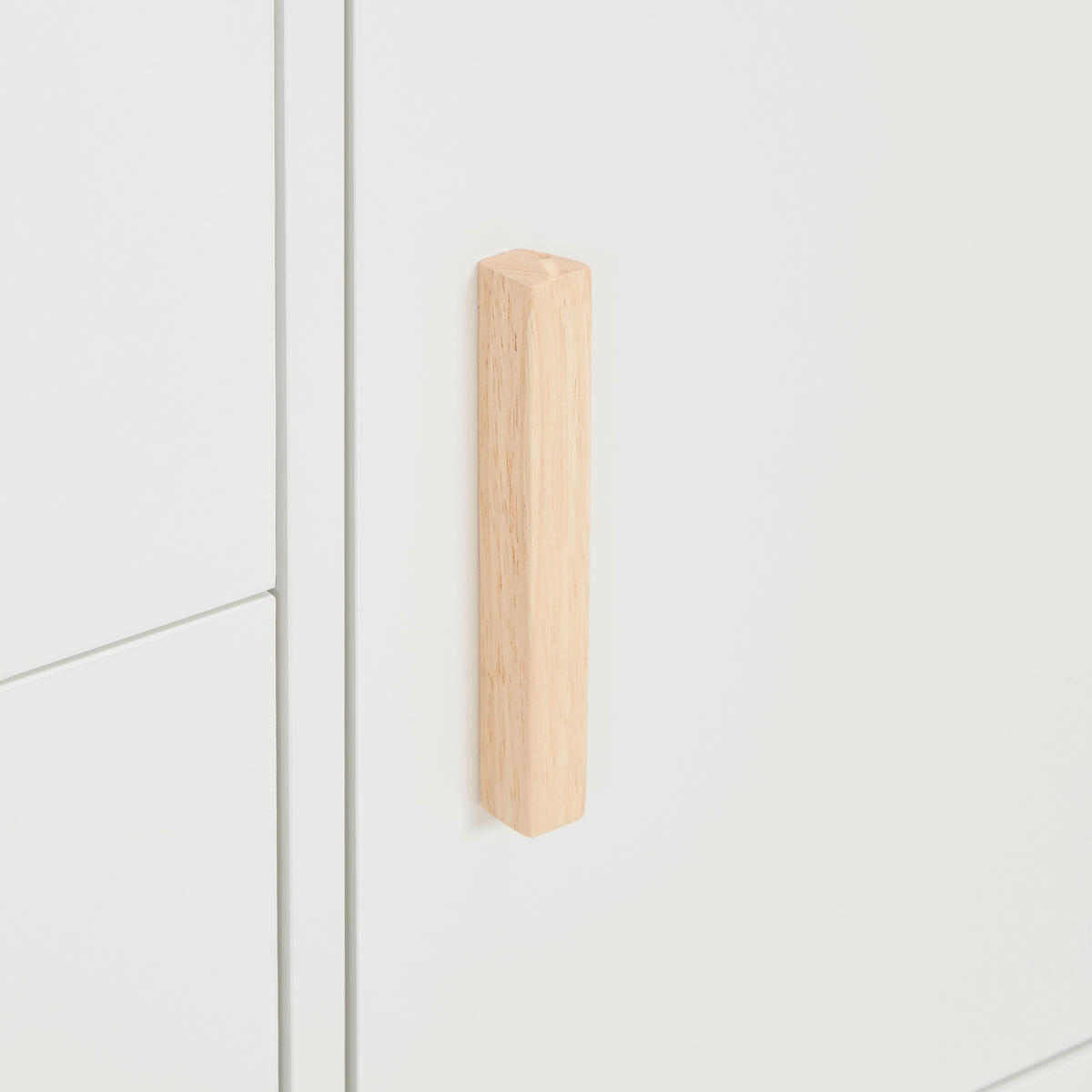 ŠIROKÁ KOMODA, kaučukové dřevo, přírodní barvy, bílá,  - bílá/přírodní barvy, Design, dřevo/kompozitní dřevo (120/72/40cm) - MID.YOU