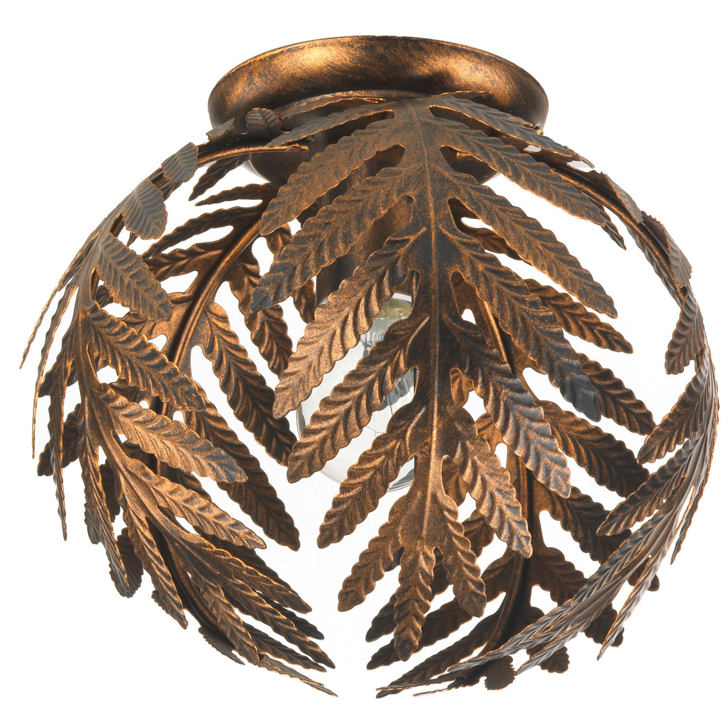 DECKENLEUCHTE  25/23 cm    - Bronzefarben, KONVENTIONELL, Metall (25/23cm)
