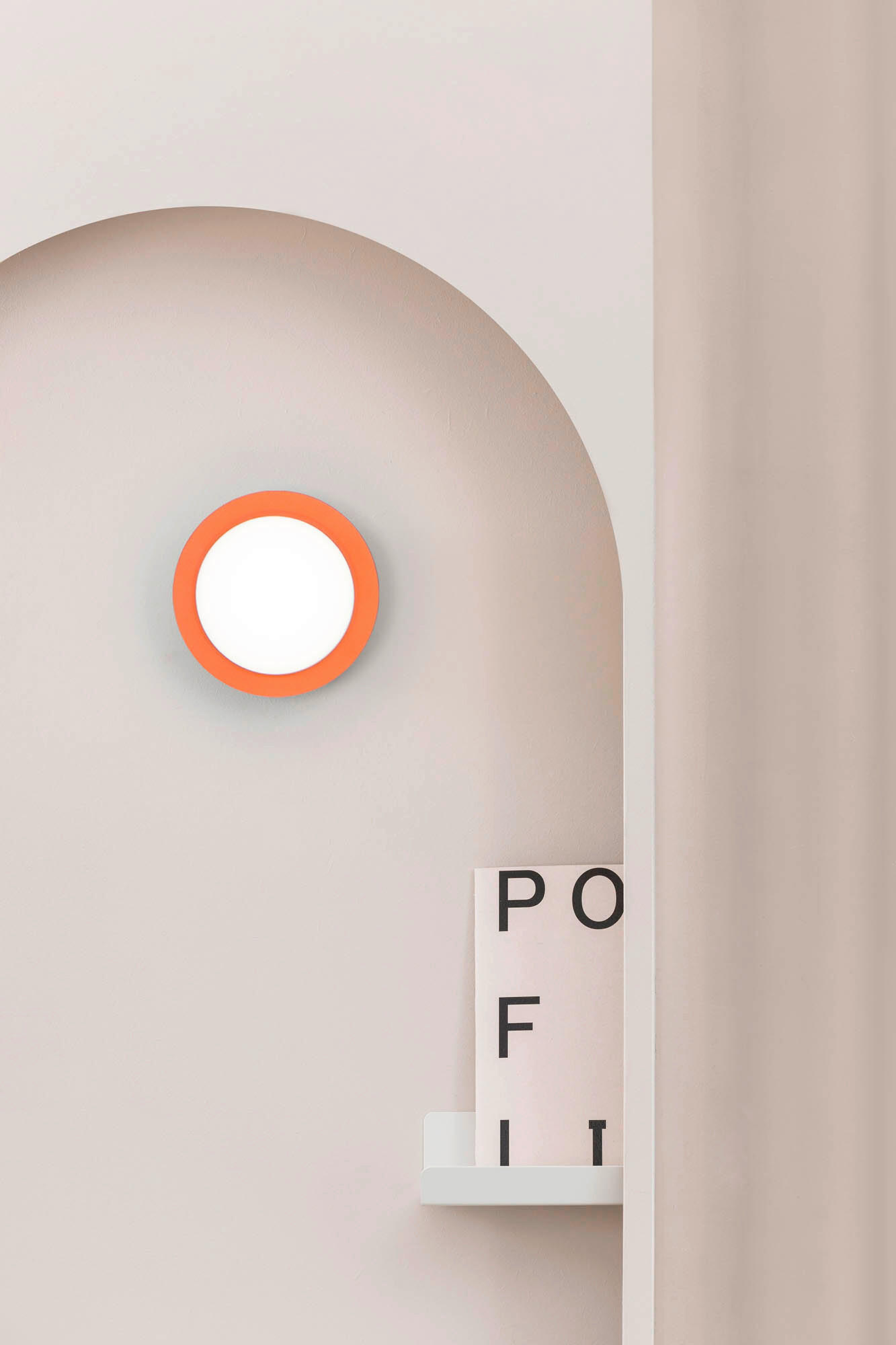 LED-WANDLEUCHTE 12/8 cm   - Koralle, KONVENTIONELL, Metall (12/8cm)
