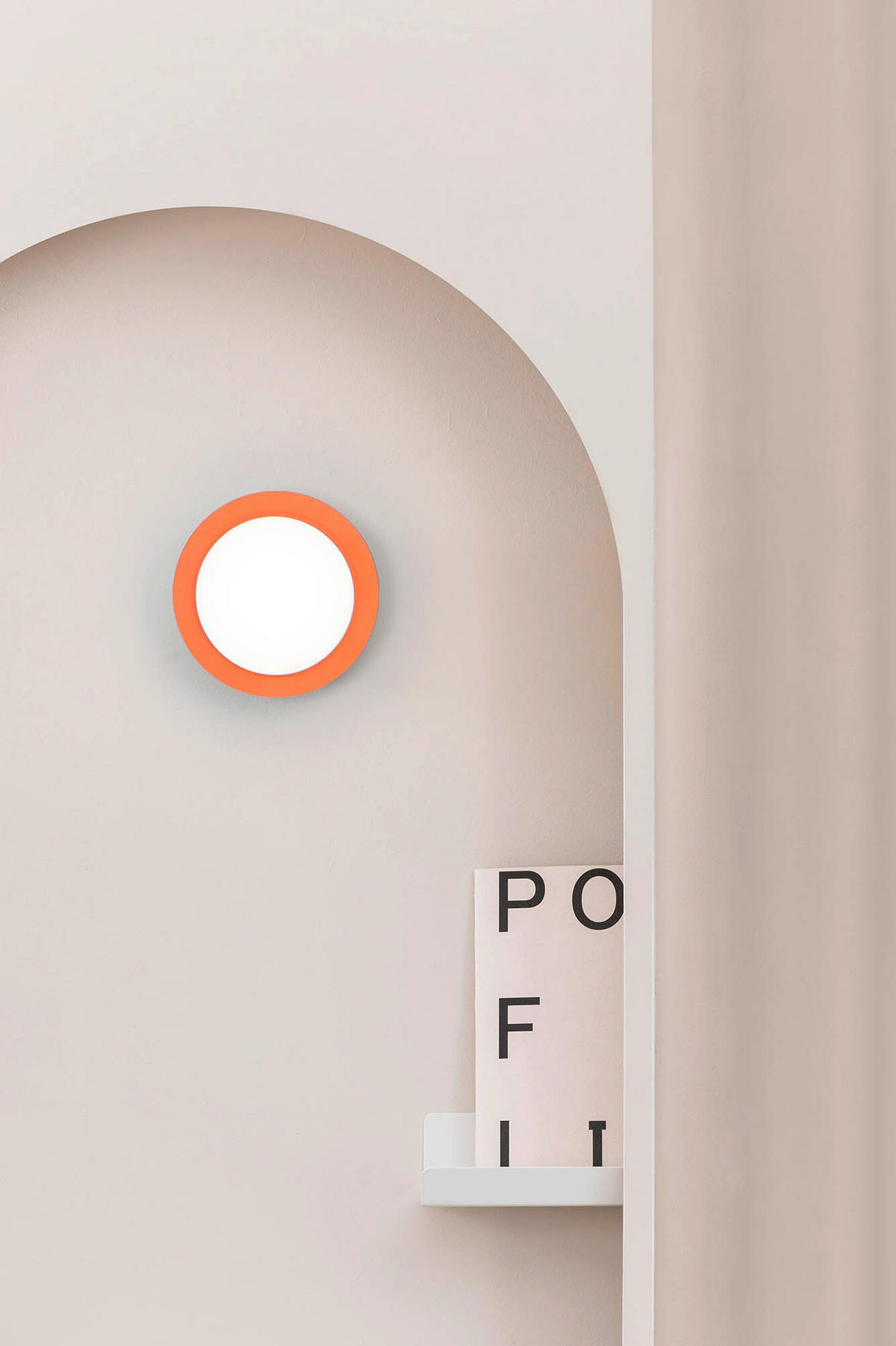 LED-WANDLEUCHTE 12/8 cm   - Koralle, KONVENTIONELL, Metall (12/8cm)