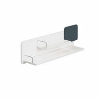 FALIPOLC 105,5/33,8/23,6 cm  - fehér/szürke, Konventionell, faalapú anyag/textil (105,5/33,8/23,6cm) - Paidi