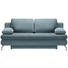 SCHLAFSOFA in Textil Hellblau - Chromfarben/Hellblau, Design, Textil/Metall (200/91/92cm) - Novel SCHLAFSOFA in Textil Hellblau - Chromfarben/Hellblau, Design, Textil/Metall (200/91/92cm) - Novel