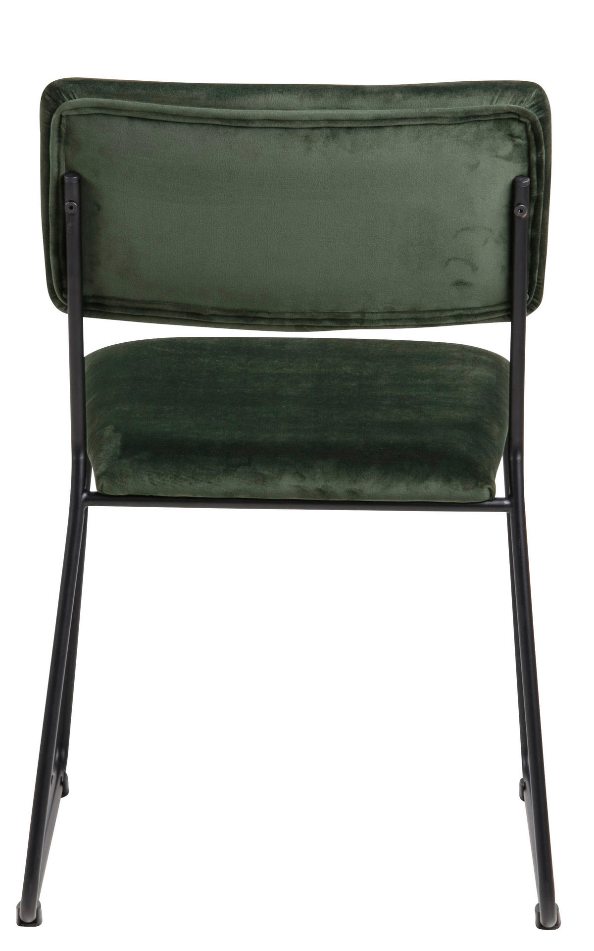 STUHL - Waldgrün/Schwarz, KONVENTIONELL, Textil/Metall (50/80/53,5cm) - Carryhome