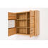 HÄNGEELEMENT Kernbuche furniert, massiv Buchefarben - Edelstahlfarben/Buchefarben, KONVENTIONELL, Glas/Holz (107/98/38cm) - NOVEL