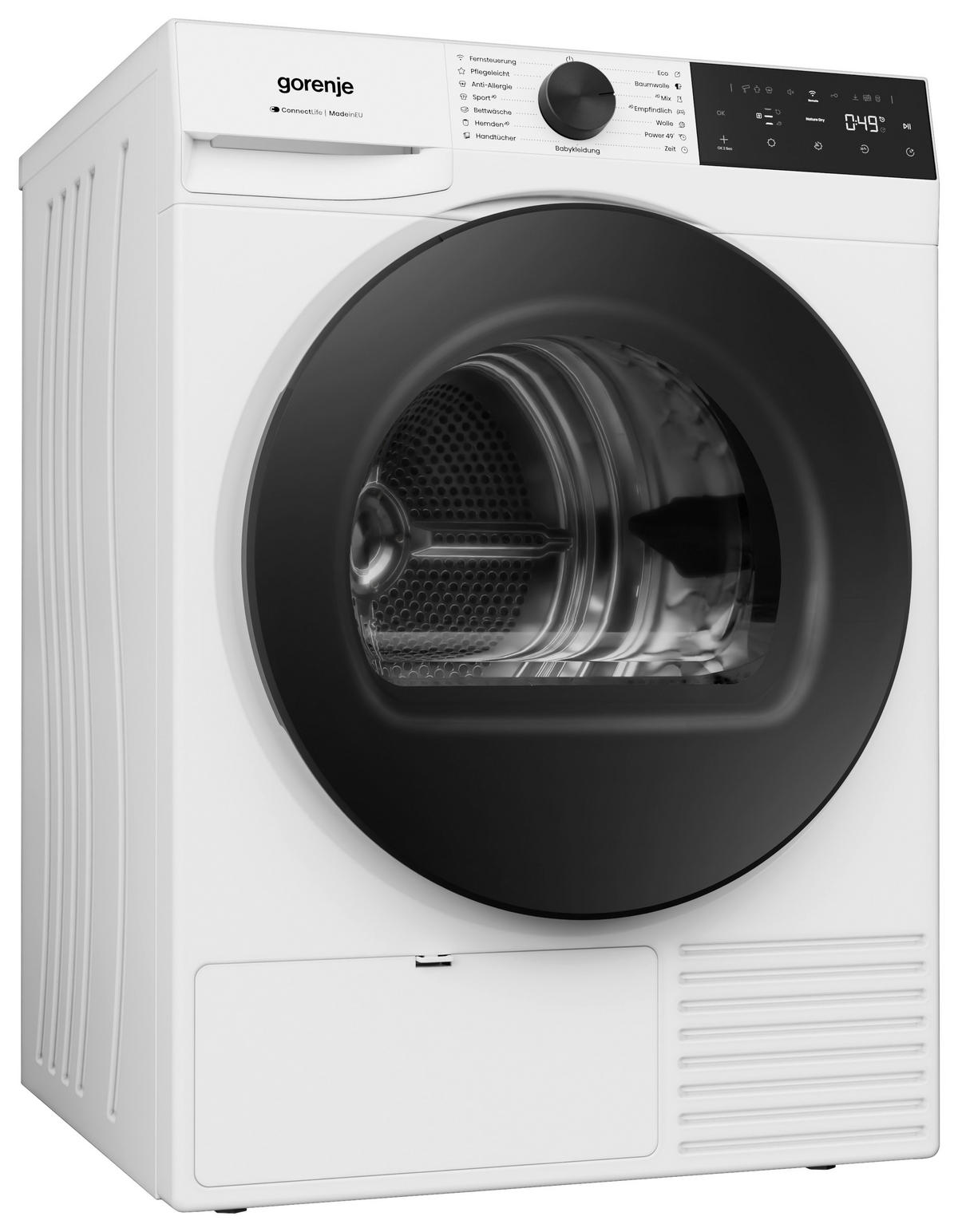 WÄRMEPUMPENTROCKNER  - Weiß, Trend, Glas/Kunststoff (60/85/62,5cm) - Hisense