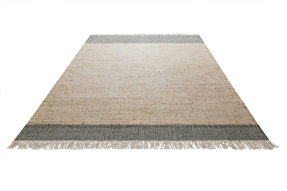 HANDWEBTEPPICH 130/190 cm Viktor Beige, Graubraun  - Beige/Graubraun, Design, Textil (130/190cm)