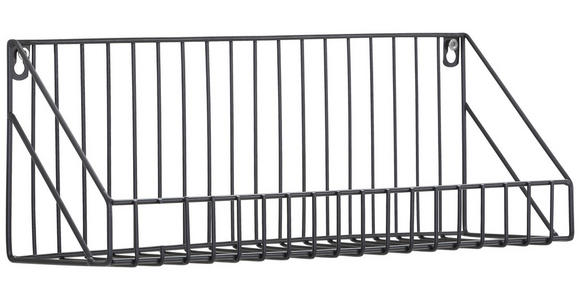 WANDREGAL  - Schwarz, Trend, Metall (40/14/11cm) - Carryhome