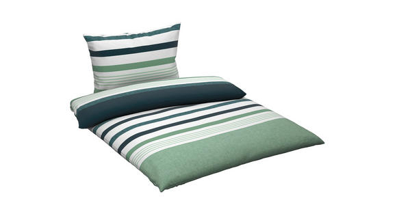 BETTWÄSCHE Renforcé 140/200 cm - Grün, Basics, Textil (140/200cm) - Novel