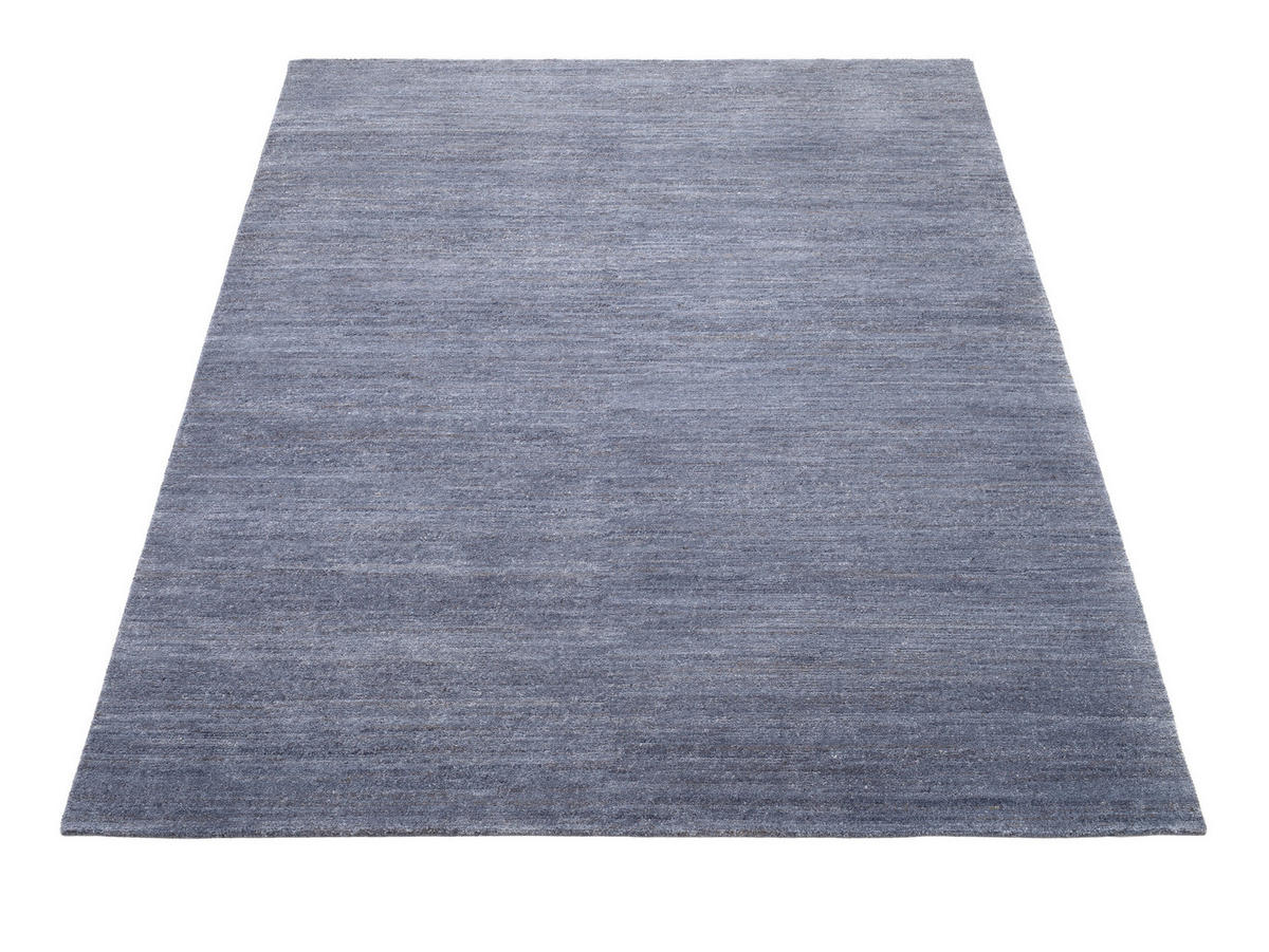 WOLLTEPPICH 250/350 cm Blaugrau  - Blaugrau, Natur, Textil (250/350cm) - Cazaris
