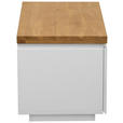 GARDEROBENBANK  in 80/43/41,5 cm  - Eichefarben/Weiß, KONVENTIONELL, Holz (80/43/41,5cm) - Novel