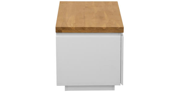 GARDEROBENBANK  in 80/43/41,5 cm  - Eichefarben/Weiß, KONVENTIONELL, Holz (80/43/41,5cm) - Novel