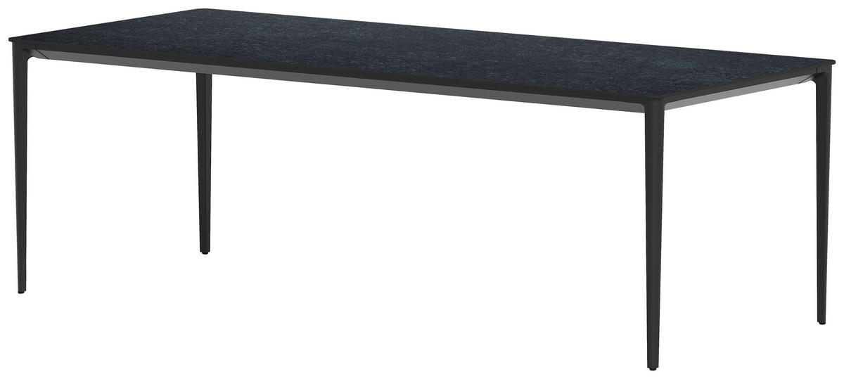 GARTENTISCH 219/92/74 cm Metall, Kunststoff Anthrazit, Grau rechteckig  - Anthrazit/Grau, Modern, Kunststoff/Metall (219/92/74cm) - Tierra Outdoor