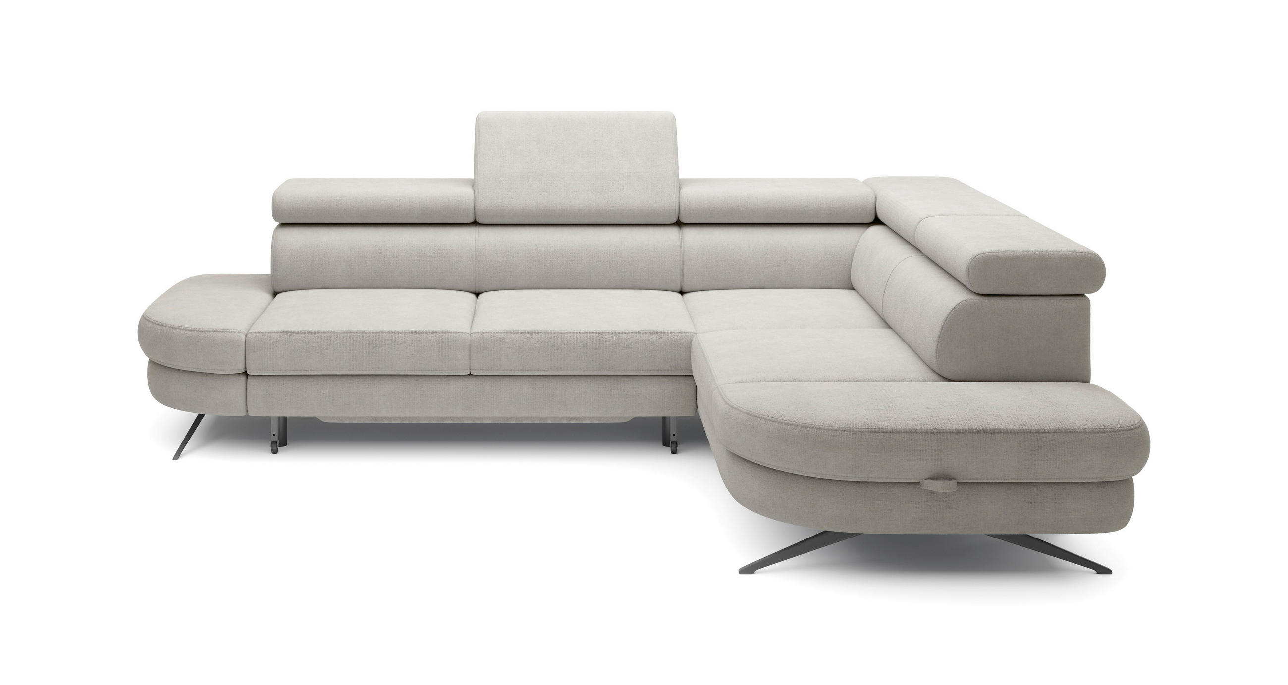 COLȚAR textil bej  - bej/negru, Design, metal/textil (276/218cm) - Welnova