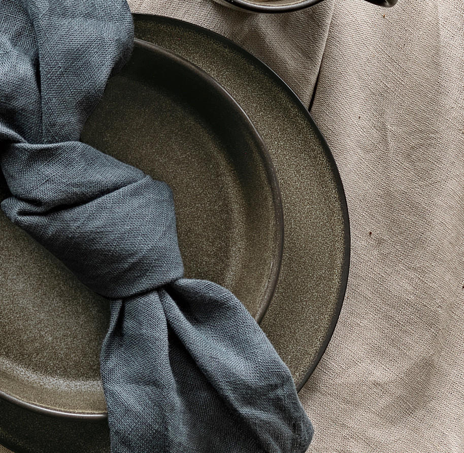 Thumbnail - Aida Speisetellerset RAW Forest Brown, Graubraun, Keramik, 6-teilig, rund, lebensmittelecht, Essen & Trinken, Geschirr, ...