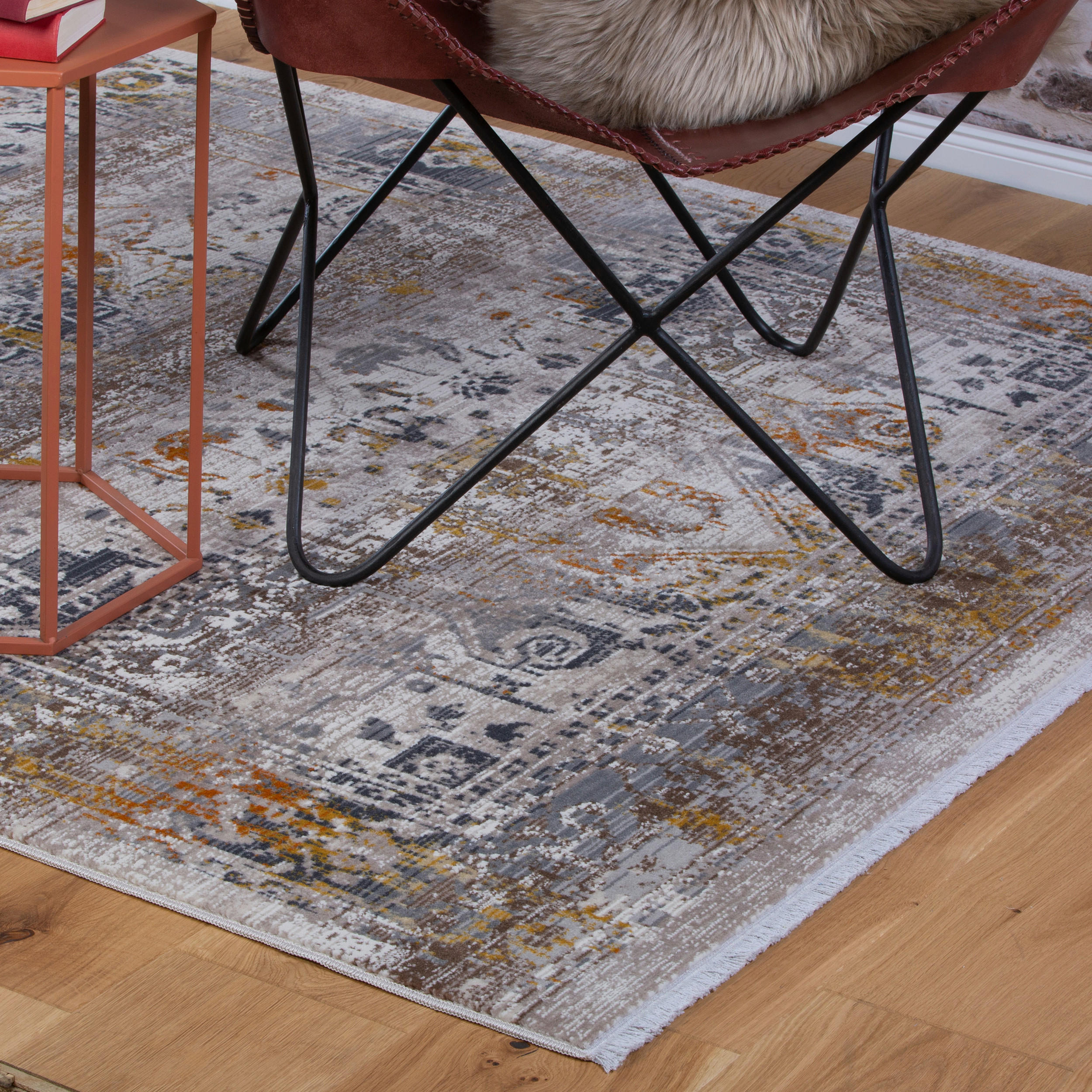 WEBTEPPICH 40/60 cm  - Taupe, Design, Textil (40/60cm) - Novel