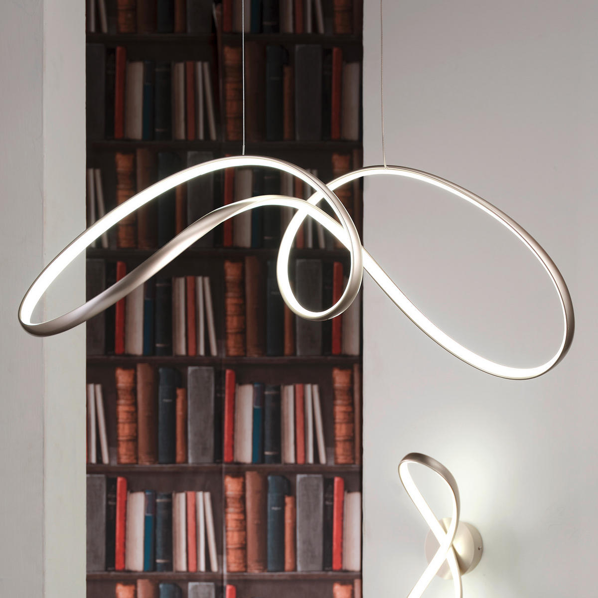 LED-HÄNGELEUCHTE 92/29/120 cm   - Silberfarben, Design, Metall (92/29/120cm)