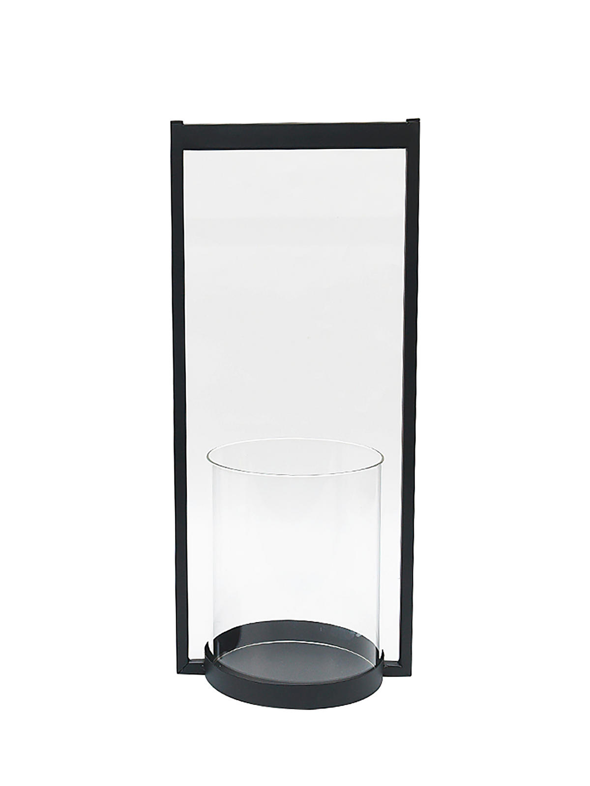 LJUSLYKTA - svart, Design, metall/glas (19/44cm) - Ambia Home