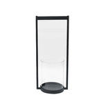 WINDLICHT - Schwarz, Design, Glas/Metall (19/44cm) - Ambia Home