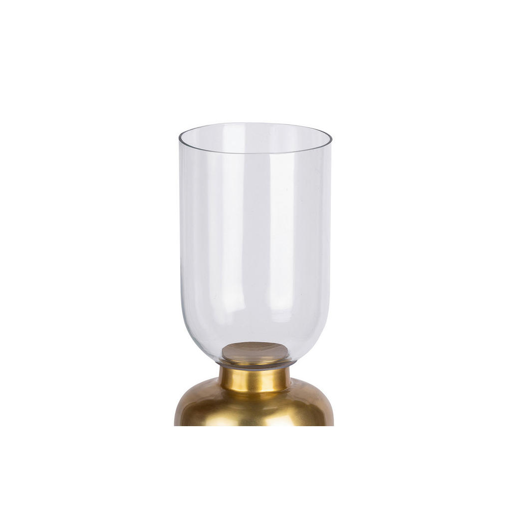 Thumbnail - Kayoom Kerzenhalter, Gold, Metall, Glas, Stein, 63.5 cm, zum Stellen, Dekoration, Kerzen & Zubehör, Kerzenhalter