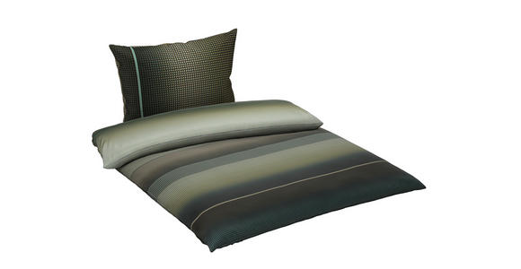 BETTWÄSCHE Charlottesville Satin 140/200 cm - Grün, Basics, Textil (140/200cm) - Novel